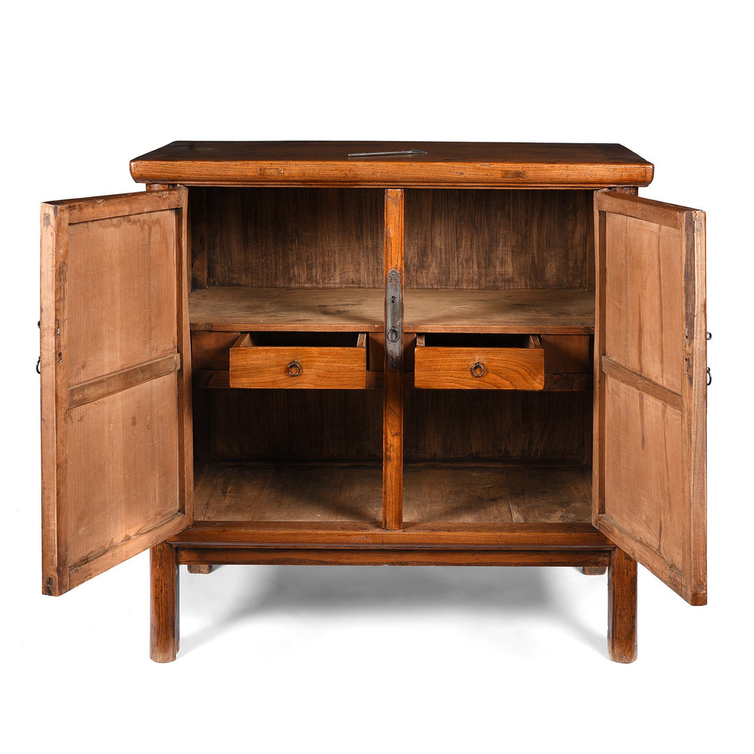 Interior Of Elm Ming Style Cabinet - 19thC | Indigo Antiques