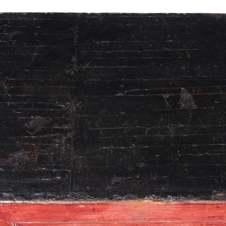 Surface Detail From Antique Painted Sideboard From Mongolia - Early 19thC | Indigo Antiques