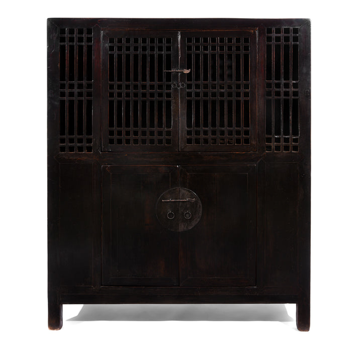 Black Lacquer Noodle Cabinet From Tianjin - 19thC | Indigo Antiques
