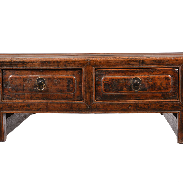 Drawer Detail From Red Elm Desk From Shanxi Province - 19thC | Indigo Antiques