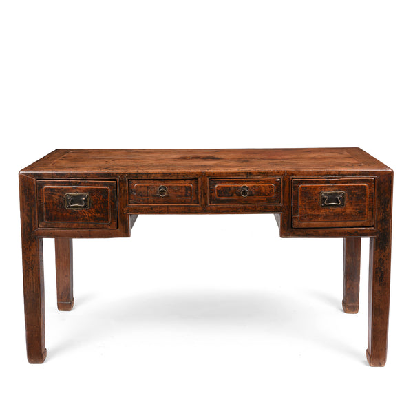 Red Elm Desk From Shanxi Province - 19thC | Indigo Antiques
