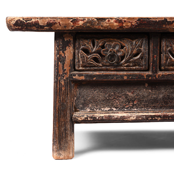 Lacquered Elm Kang Table From Shanxi  - 19th Century