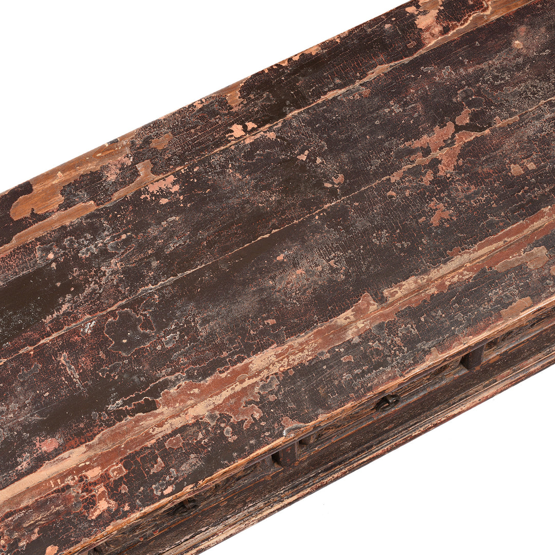 Top Down View Of Antique Elm Kang Table From Shanxi  - 19th Century | Indigo Antiques