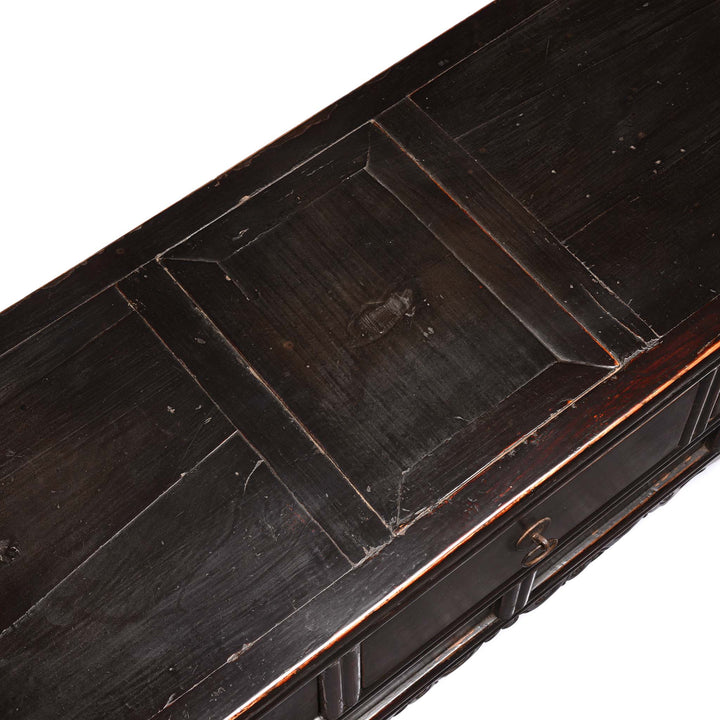 Surface Of Painted Elm Kang Table From Shanxi  - Late 19thC | Indigo Antiques