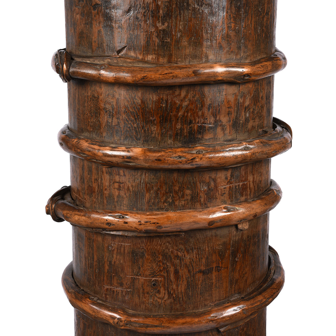 Antique Willow & Pine Tibetan Butter Churn - 19th Century | Indigo Antiques