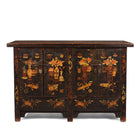 Chinese Black Lacquer Elm Sideboard - 19thC