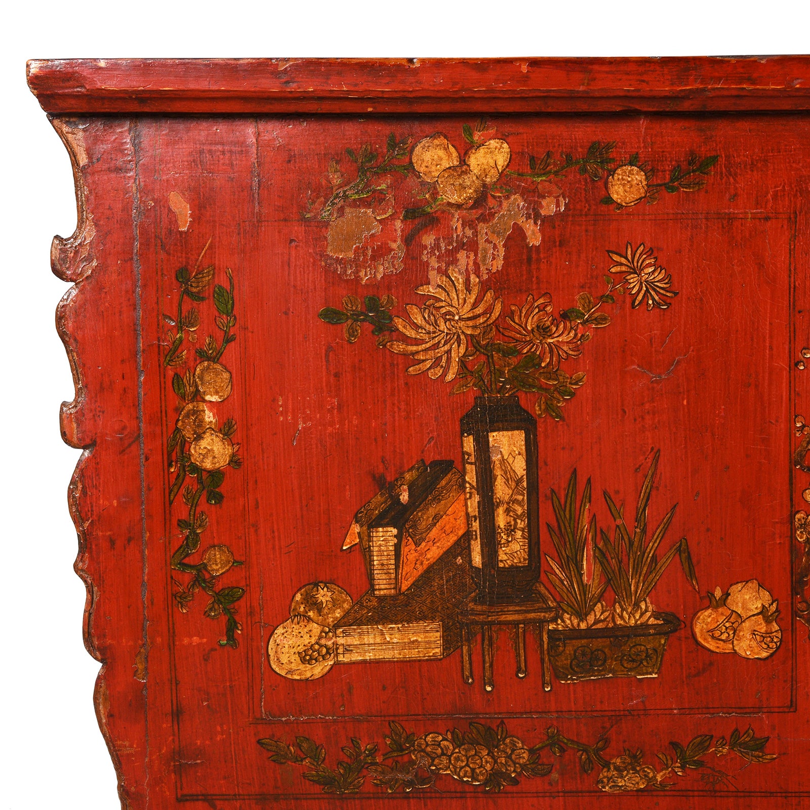 Antique Painted Sideboard From Qinghai- 19thC | Indigo Antiques