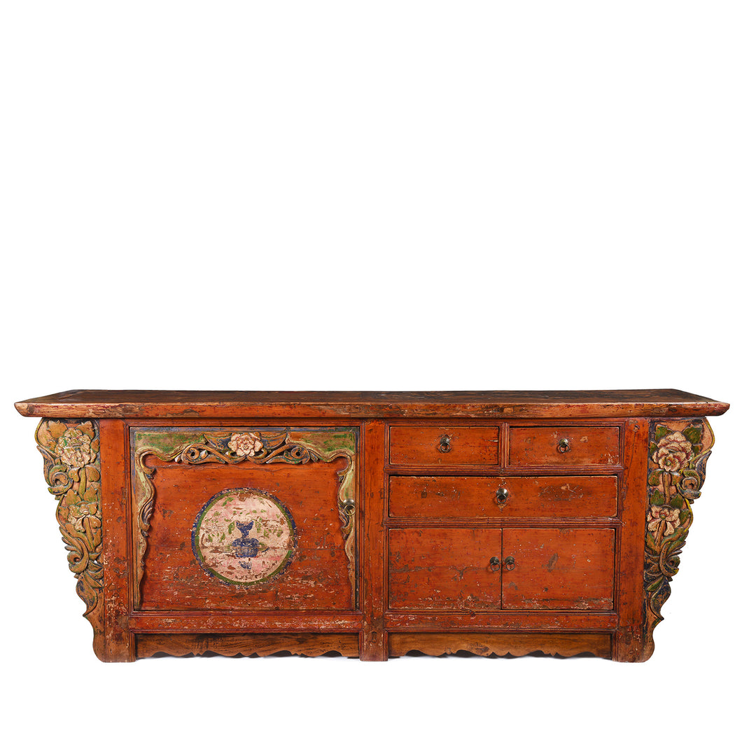 Antique Painted Qinghai Sideboard - 19thC | Indigo Antiques