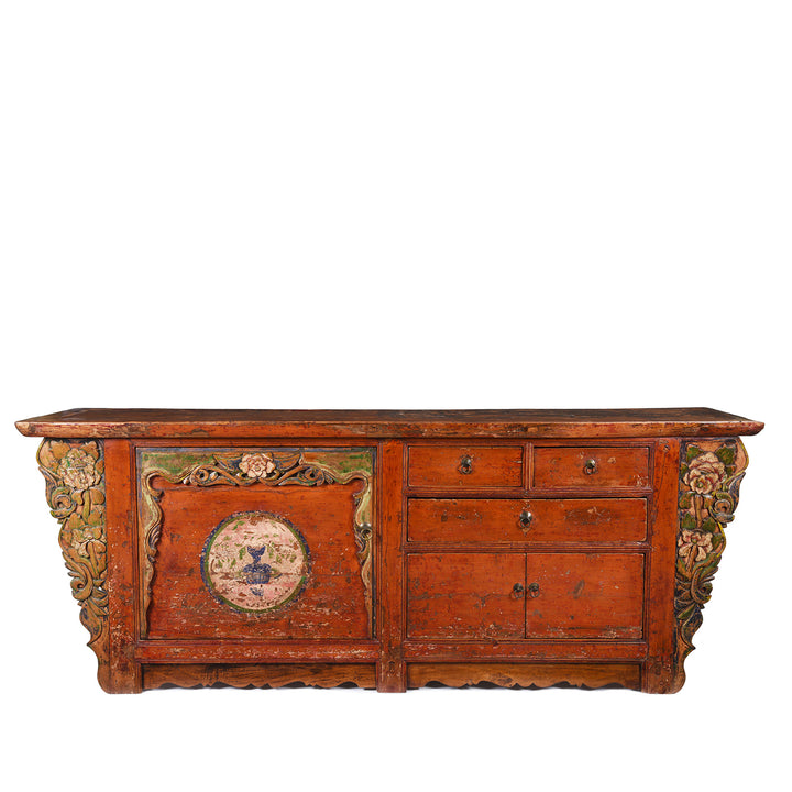 Antique Painted Qinghai Sideboard - 19thC | Indigo Antiques