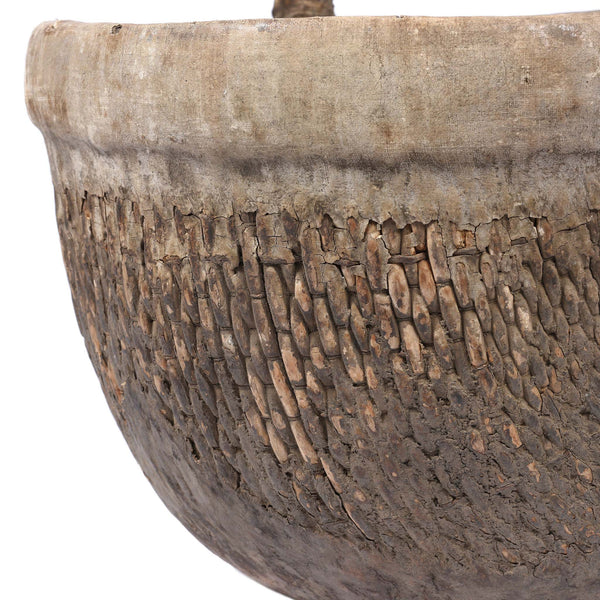 Vintage Woven Willow Farmers Basket - Ca 1940's
