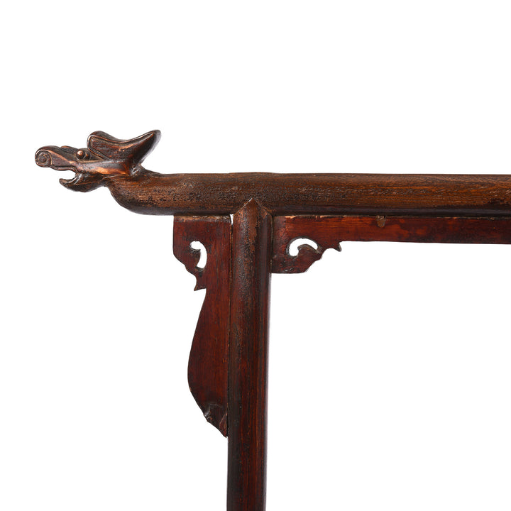 Chinese Elm Clothes Rail - 19thC | Indigo Antiques