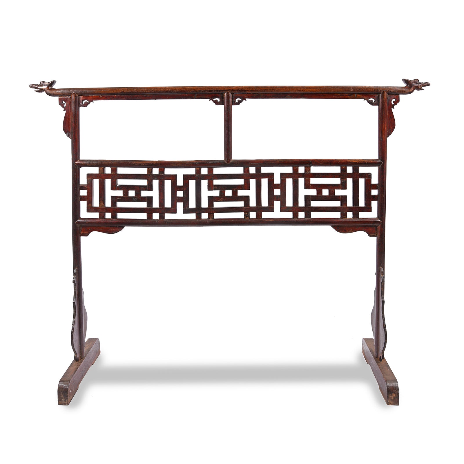 Antique Chinese Elm Clothes Rail (Qing Dynasty) - 19thC | Indigo Antiques
