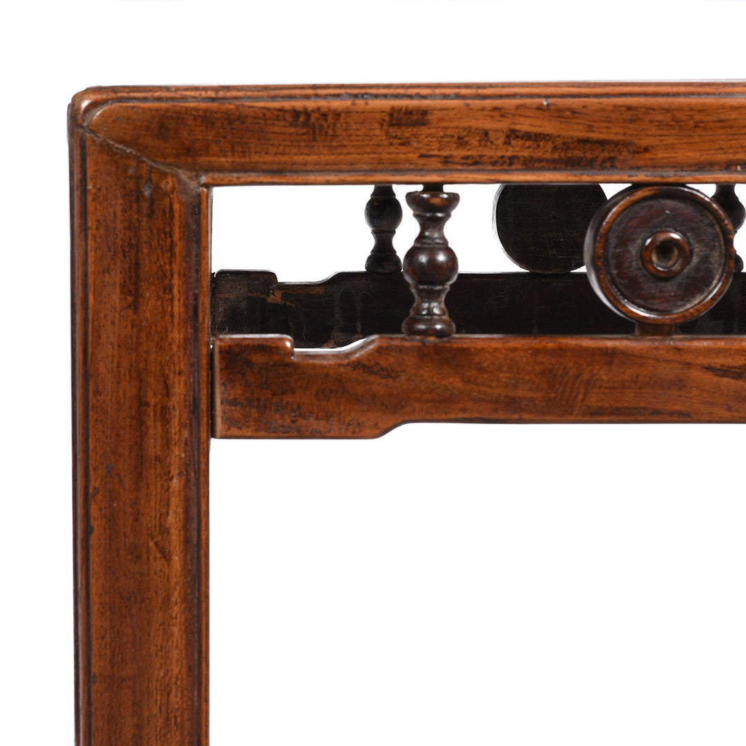 Corner Detail From Chinese Side Table From Jiangsu Province - 19thC | Indigo Antiques