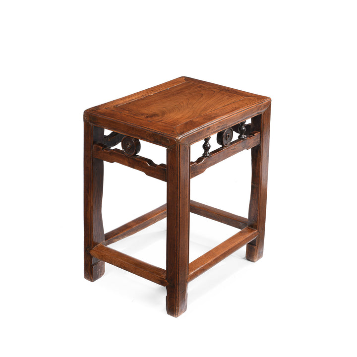 Angled View Of Chinese Side Table From Jiangsu Province - 19thC | Indigo Antiques