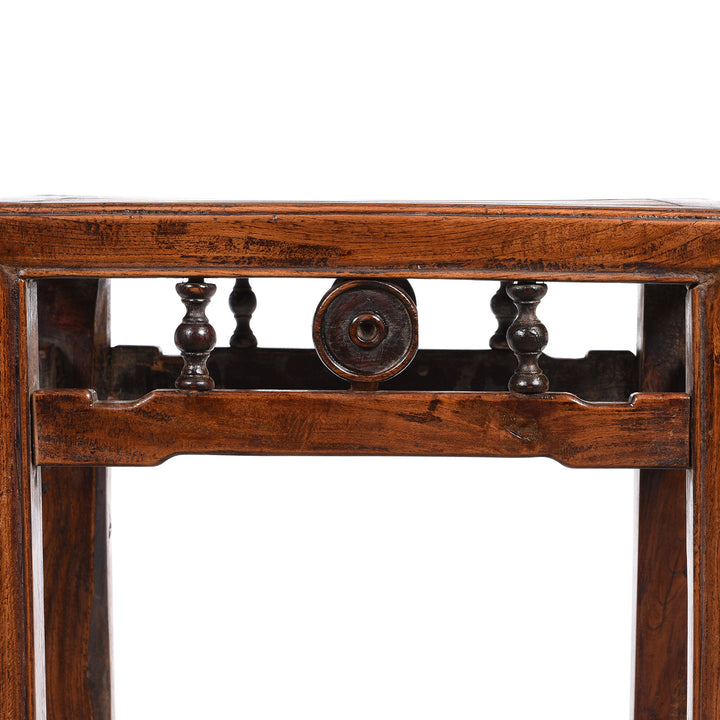 Detail From Chinese Side Table From Jiangsu Province - 19thC | Indigo Antiques