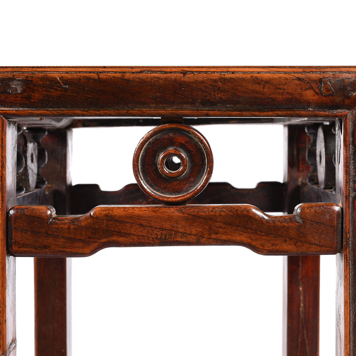 Detail From Chinese Side Table From Jiangsu Province - 19thC | Indigo Antiques