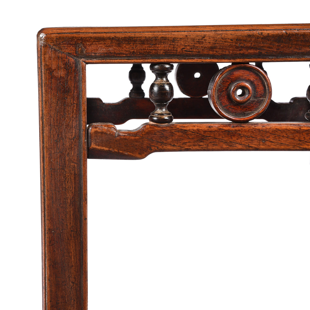 Corner Detail From Chinese Side Table From Jiangsu Province - 19thC | Indigo Antiques
