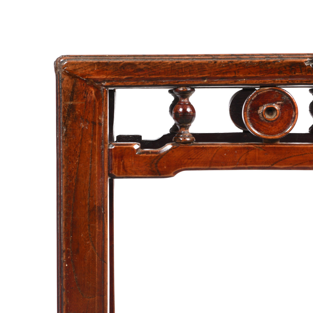Corner View Of Chinese Side Table From Jiangsu Province - 19thC | Indigo Antiques
