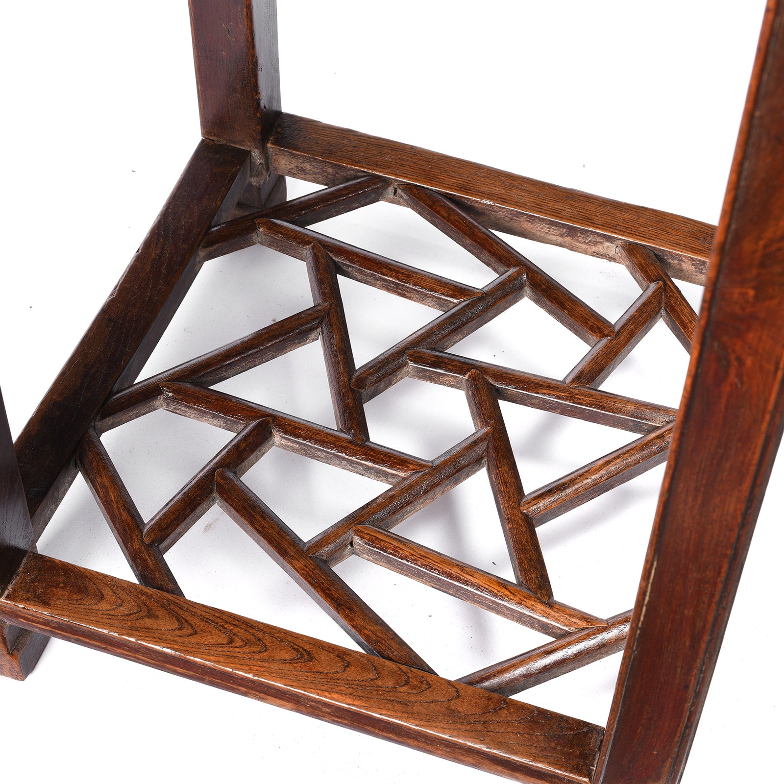 Cracked Ice Detail From Chinese Flower Stand From Jiangsu - 19thC | Indigo Antiques