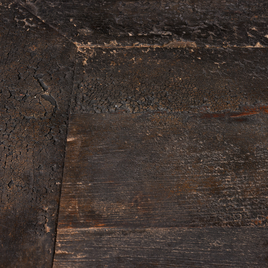 Surface Texture Detail From 2 Drawer Elm Wine Table From Shanxi Province - Early 19thC | Indigo Antiques