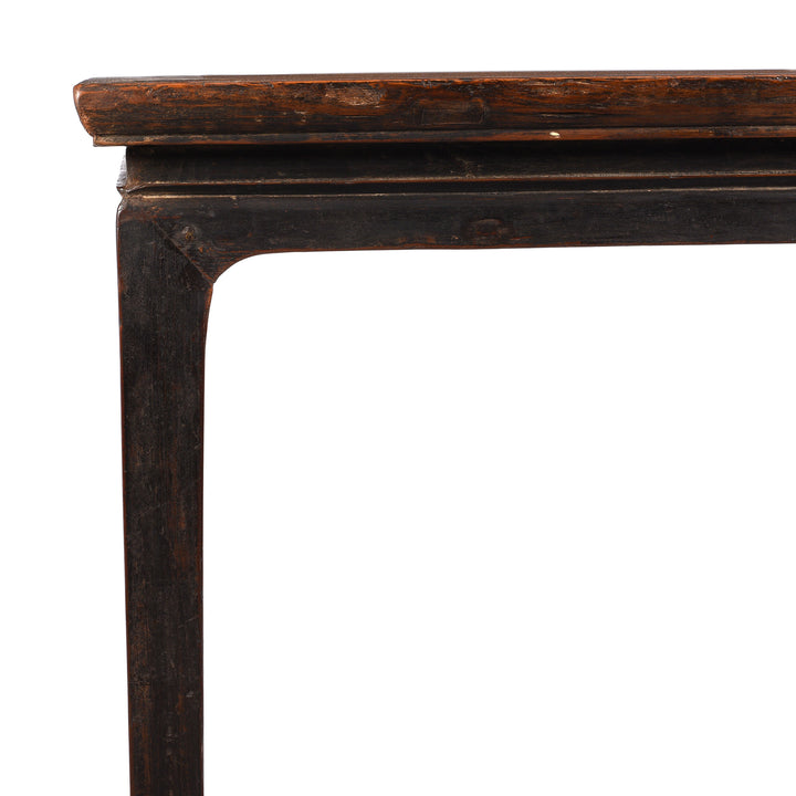 Corner Detail From Antique Ming Style Altar Table From Shanxi Province - Early 19th Century | indigo Antiques