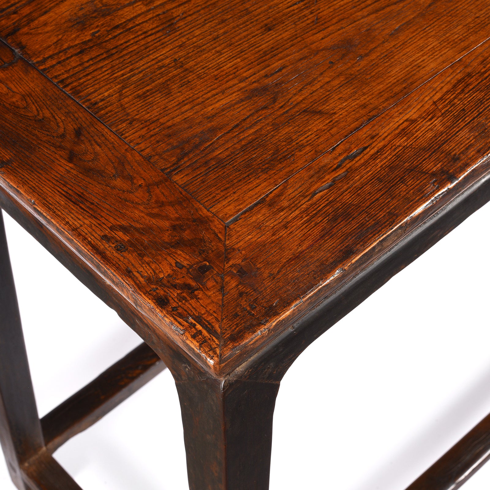 Corner Detail From Antique Ming Style Altar Table From Shanxi Province - Early 19th Century | indigo Antiques