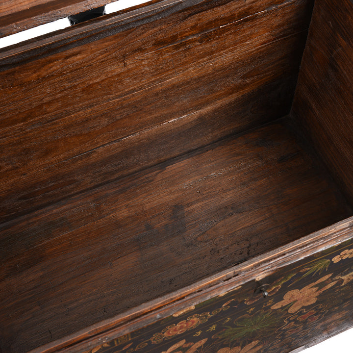 Interior Of Painted Opera Chest from Shanxi - 19thC | INDIGO ANTIQUES