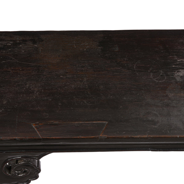 Black Lacquer Altar Table from Shanxi - Early 19thC