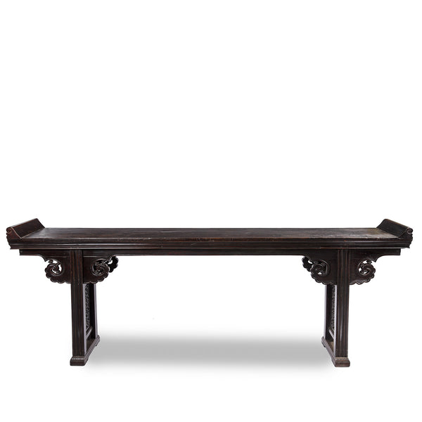 Black Lacquer Altar Table from Shanxi - Early 19thC
