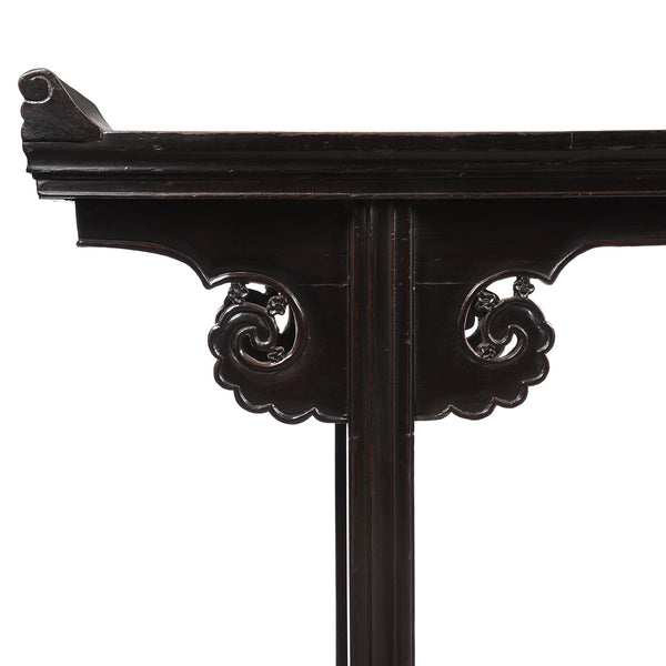 Black Lacquer Altar Table from Shanxi - Early 19thC