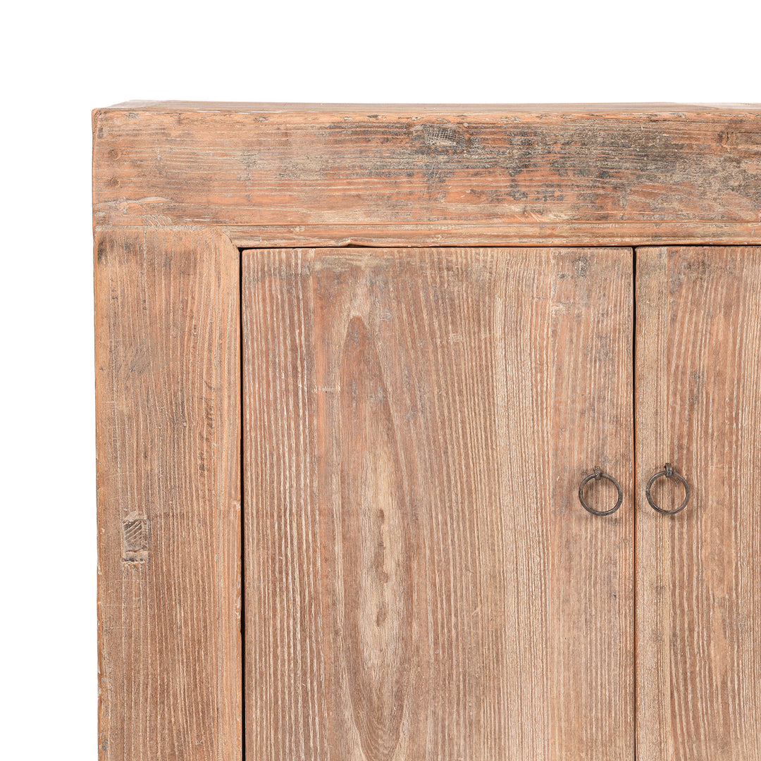 4 Door Rustic Elm Sideboard From Shanxi - 19thC | Indigo Antiques