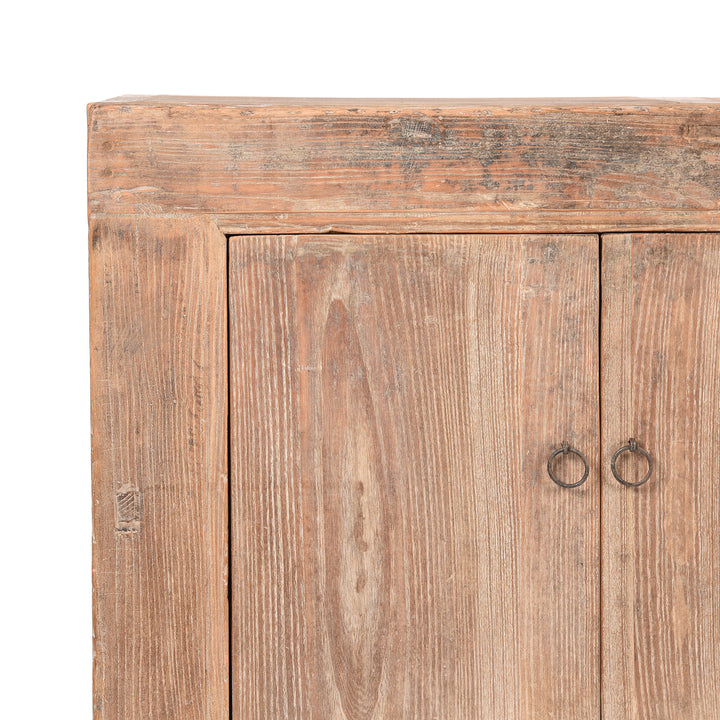 4 Door Rustic Elm Sideboard From Shanxi - 19thC | Indigo Antiques