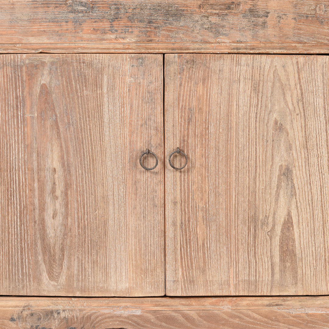 4 Door Rustic Elm Sideboard From Shanxi - 19thC | Indigo Antiques