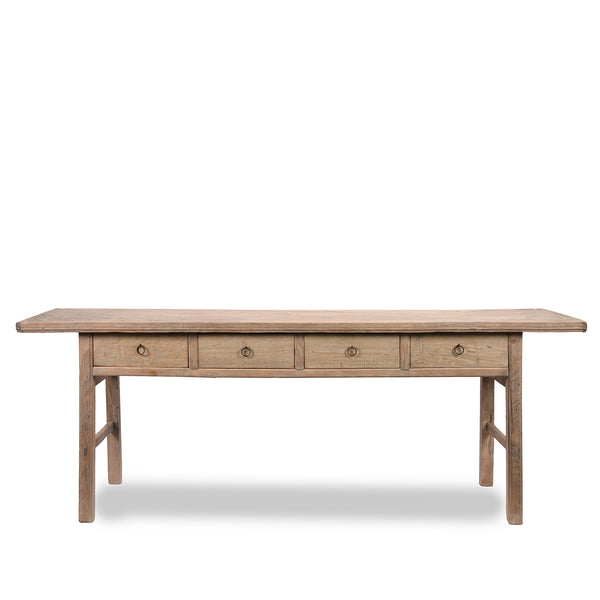 4 Drawer Cypress Altar Table From Shanxi - 19thC