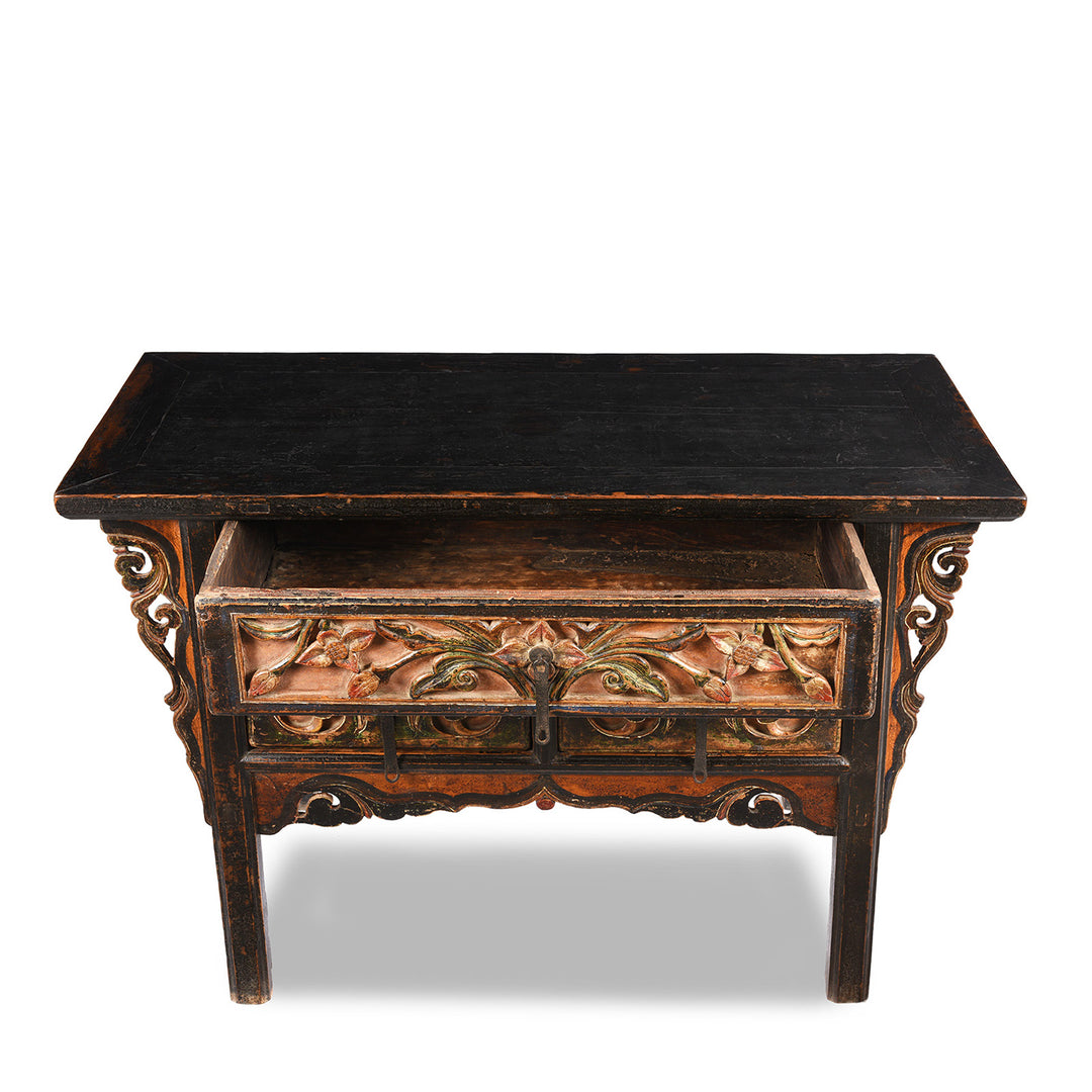 Elm Coffer Table From Shanxi Province - 18thC