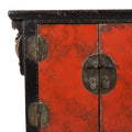 Red & Black Lacquer Sideboard From Shanxi - Early 18thC