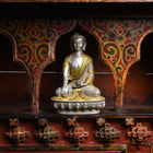Silver Plated Buddha Statue - Bhumisparsha Mudra