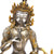 Silver Plated Statue Of The Goddess Tara | Indigo Antiques