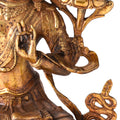 Gilded Bronze Statue Of Manjushri