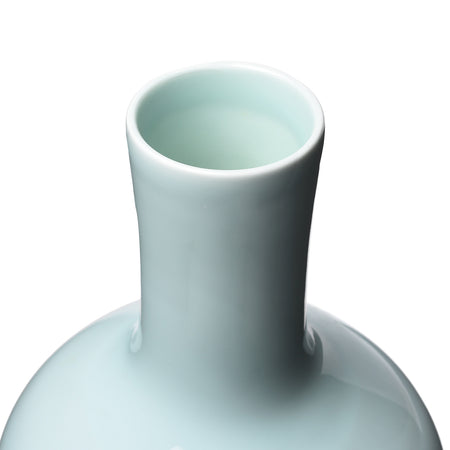Celadon Glaze Porcelain Bottle Vase
