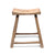 Angled View Of Elm Saddle Stool From Shanxi - 19thC | Indigo Antiques