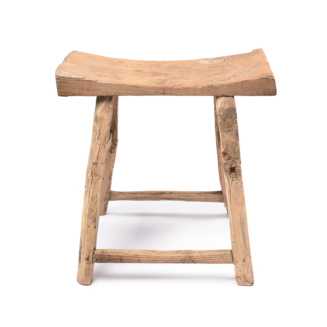 Chinese Elm Saddle Stool From Shanxi - 19thC | Indigo Antiques