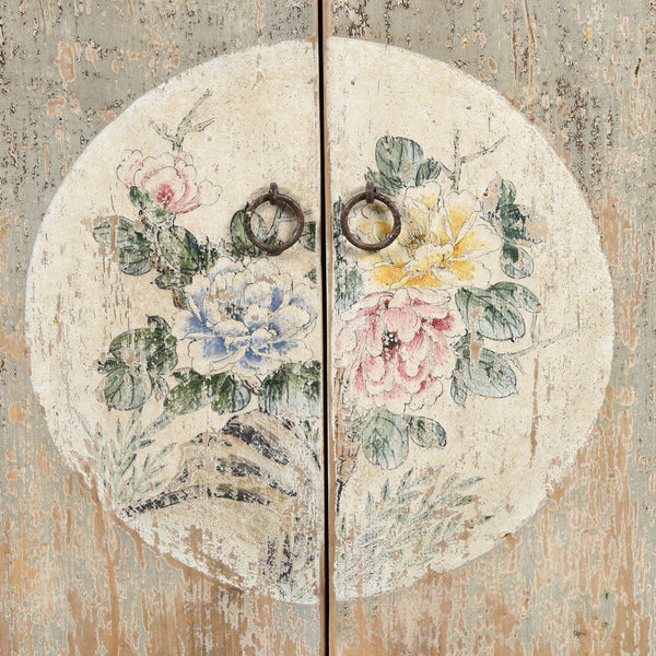 6 Door Painted Mongolian Sideboard - Late 19thC