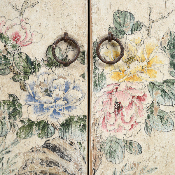 6 Door Painted Mongolian Sideboard - Late 19thC
