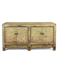 Green Lacquer Sideboard Made From Reclaimed Wood