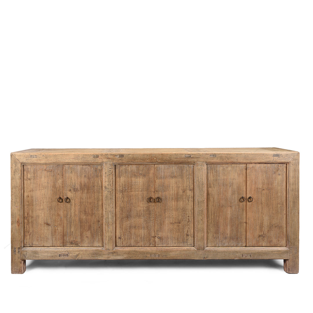 6 Door Mongolian Bleached Sideboard | Indigo Antiques
