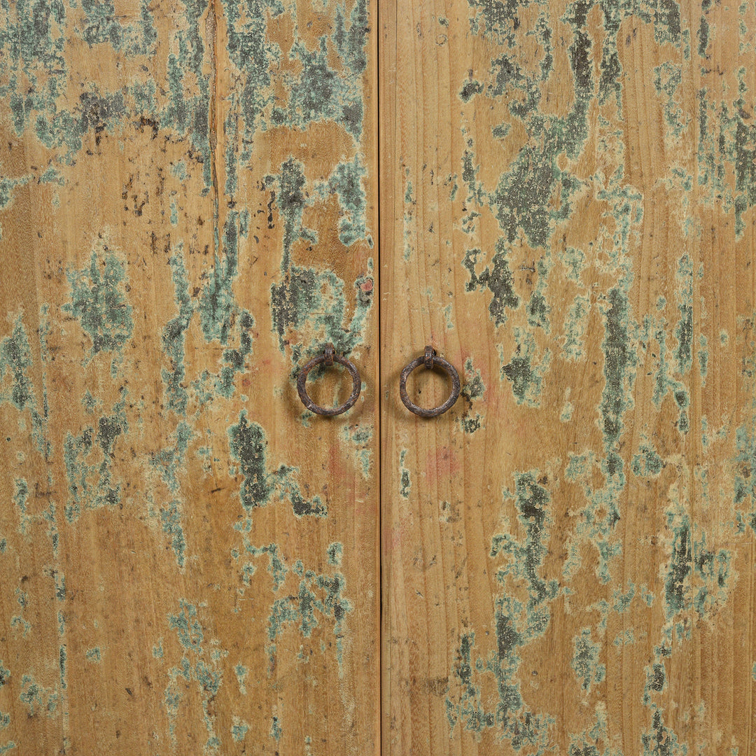 Rustic Reclaimed 6 Door Mongolian Bleached Sideboard | Indigo Antiques