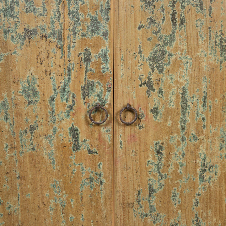 Rustic Reclaimed 6 Door Mongolian Bleached Sideboard | Indigo Antiques