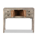 Grey Painted Shandong Style Ladies Console