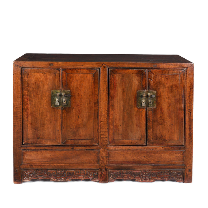 Antique Chinese Shanxi Walnut (fake huanghuali) Sideboard Altar Cabinet - 18th Century | Indigo Antiques